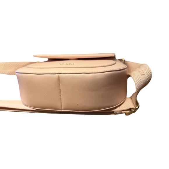 TED BAKER Baby Pink Webbing Darcell Satchel Cross-Body purse New w/tags - Picture 5 of 7
